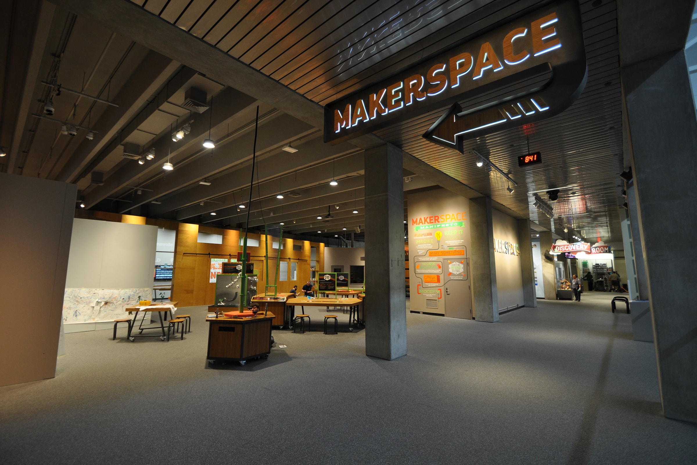 Makerspace Exhibit Entrance