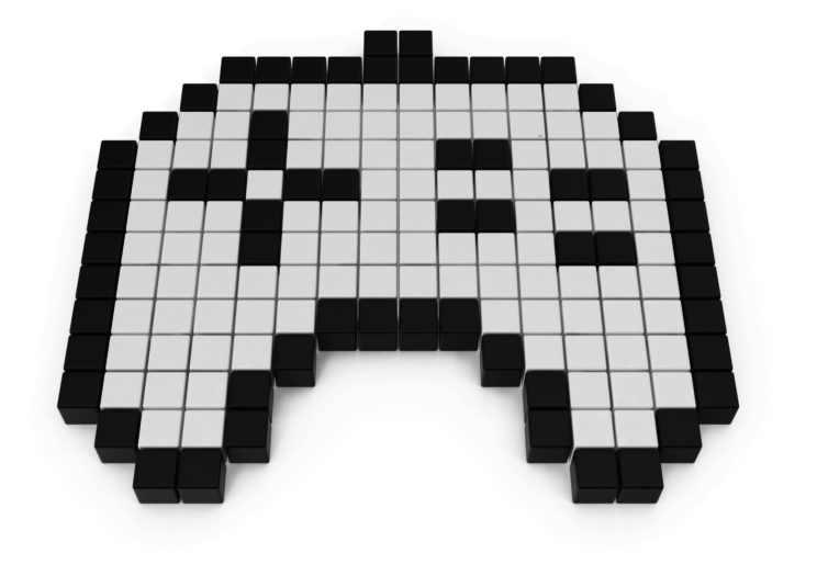 Pixelated Game Pad Icon