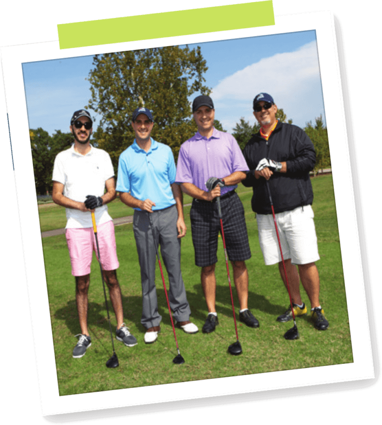 The Frank Leta team during our first Golf Tournament in 2014.