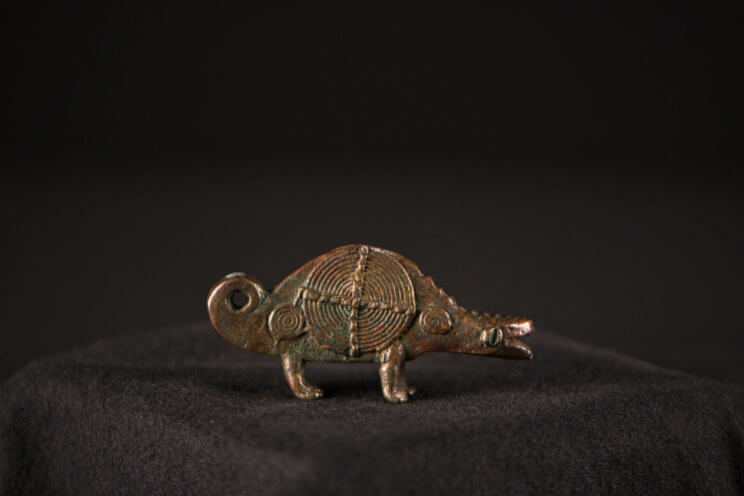 Chameleon Gold Weight, Ghana, Africa, ca. 18th century AD