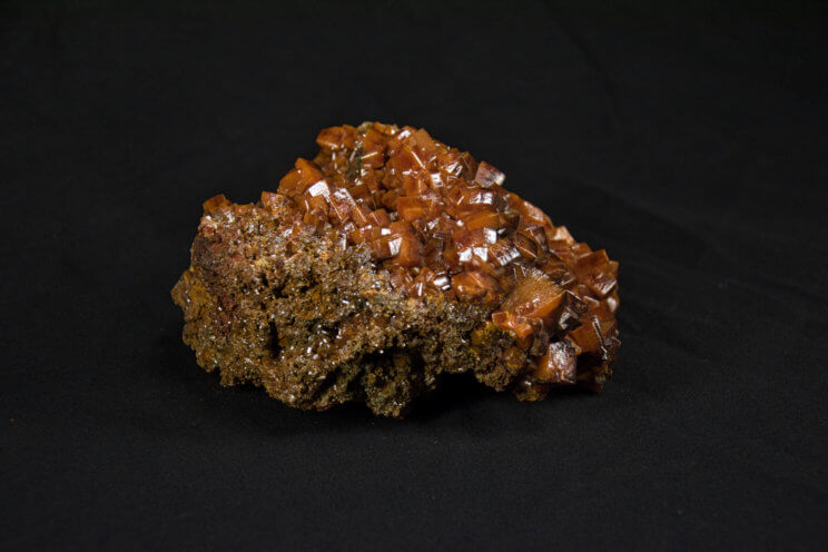 Wulfenite, collected from Los Lamentos Mine, Chihuahua, Mexico