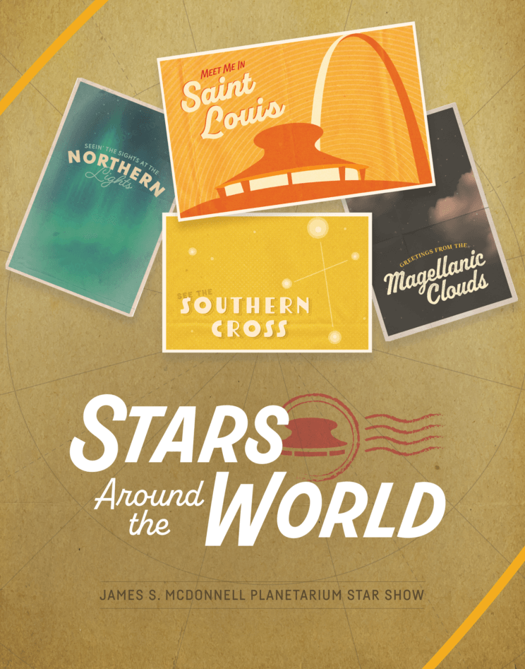 Stars Around The World Star Show Poster