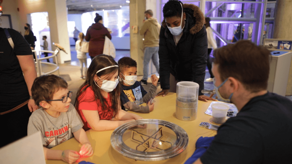 Children at the 2022 SciFest Engineering Expo