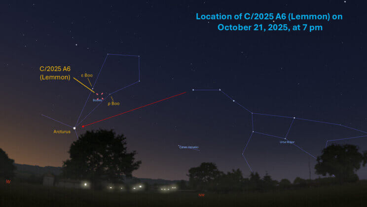 How to Spot Comet Lemmon