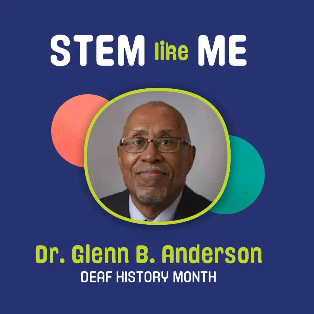 Photo of Dr. Glenn B Anderson, recognized in April 2026 for Deaf History Month