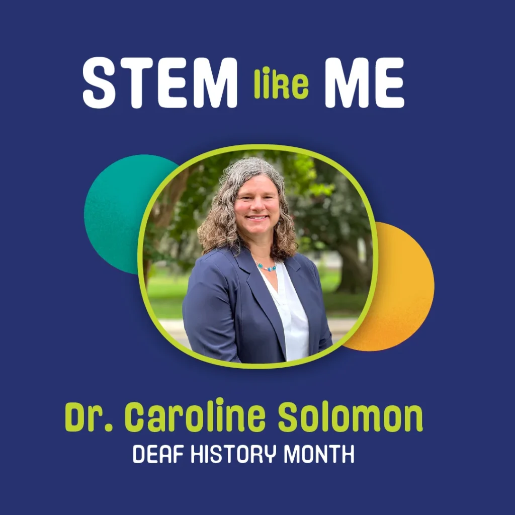 Photo of Dr. Caroline Solomon, recognized for Deaf History Month in April 2026